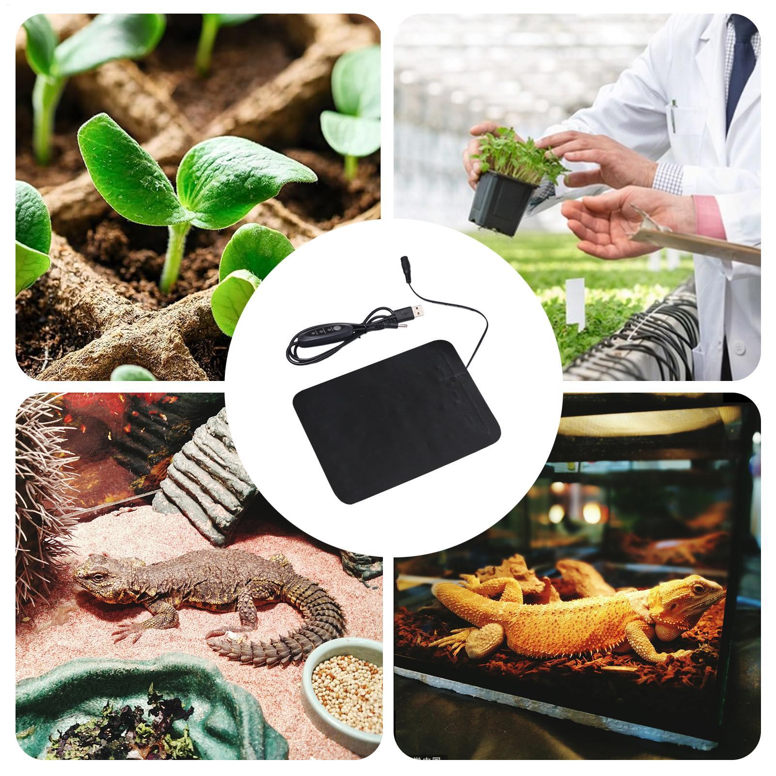 8.5W USB 묘목 열매트 3단계 온도 조절 식물 가 - Seedling Heat Mat 리뷰 및 가격